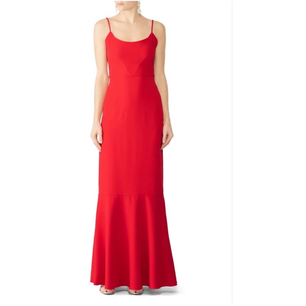 Hutch Vibrant Red Maxi Dress